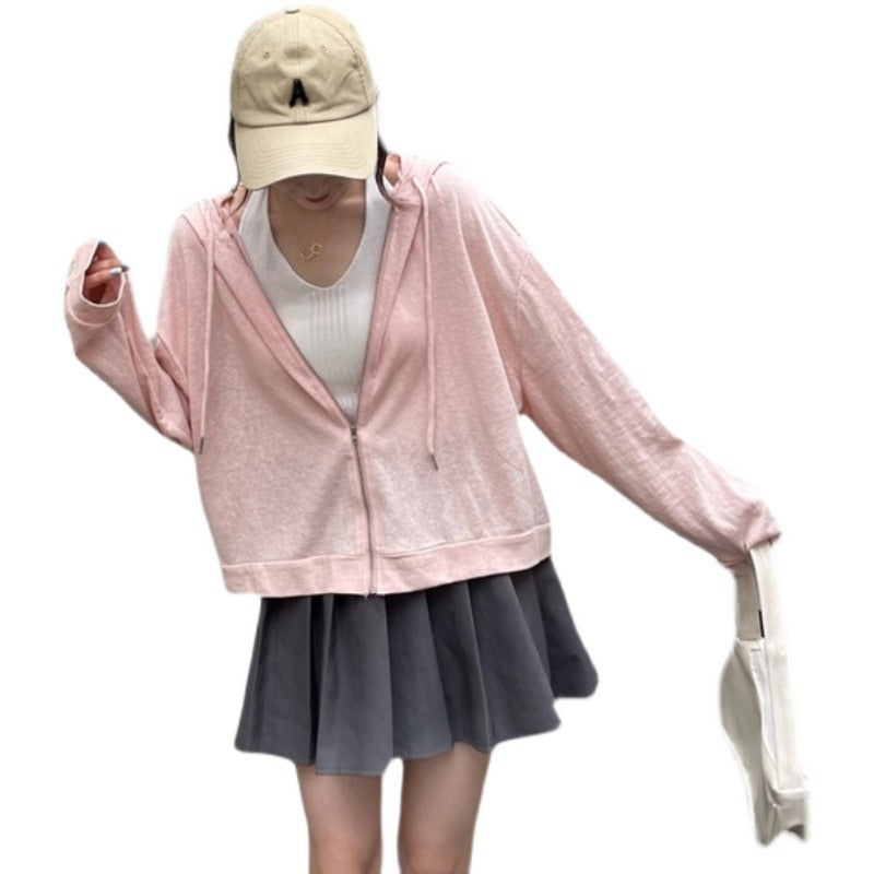 Damen Freizeitkapuzenjacke mit lässigem Schnitt und hochwertiger Baumwollmischung