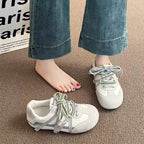 Damen Modische Sneaker mit innovativer Schnürung und atmungsaktiver Innenstruktur