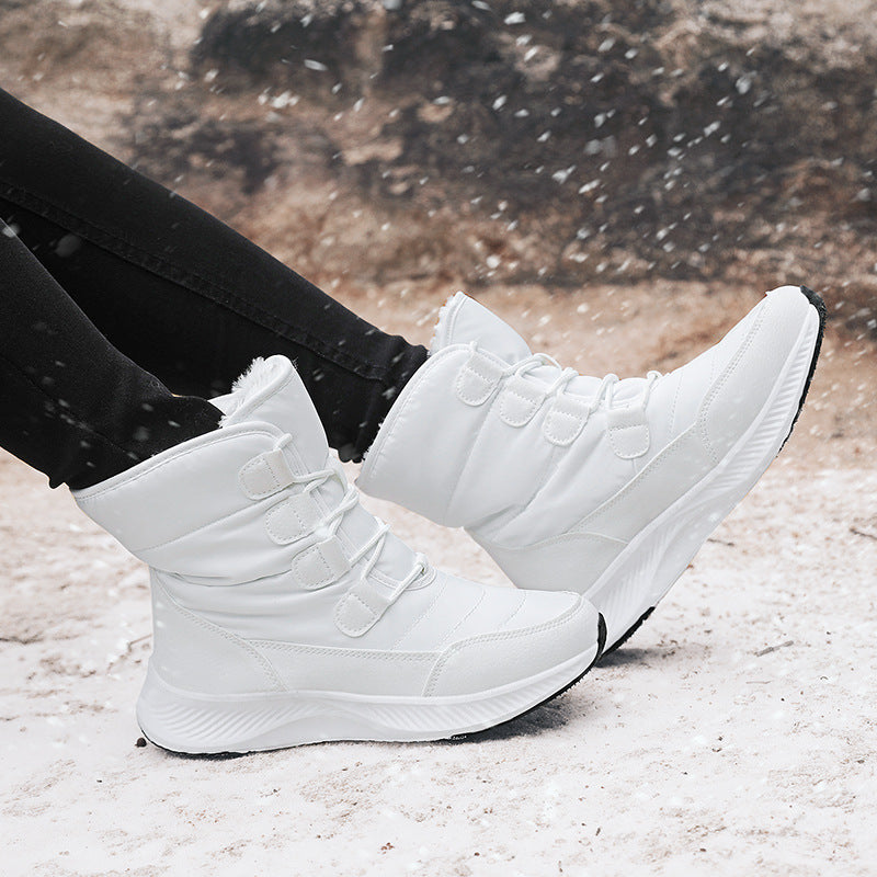 Damen Winterstiefel mit rutschfester Sohle und isolierender Fütterung R&B