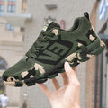 Damen Sportliche Sneakers mit Camouflage-Muster