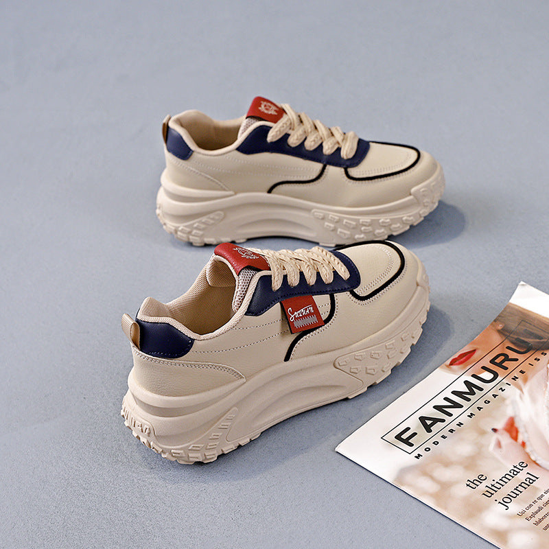 Damen Sportliche Chunky Sneakers mit luftiger Mesh-Oberfläche und dämpfendem Komfort R&B
