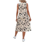 Damen Ärmelloses Maxikleid mit floralem Muster und praktischen Taschen R&B