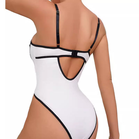 Damen Eleganter Figurformender Bodysuit R&B