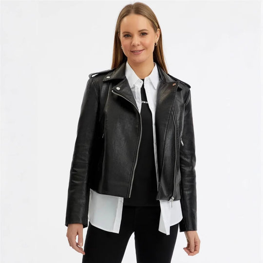 Damen Bikerjacke R&B