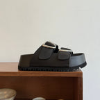 Damen modische Flip-Flops mit verstellbaren Schnallen und rutschfester Sohle