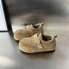 Damen Clogs mit praktischem Schnallenverschluss und bequemem Innenfutter R&B
