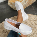 Damen Komfortable Slip-On Mokassins R&B