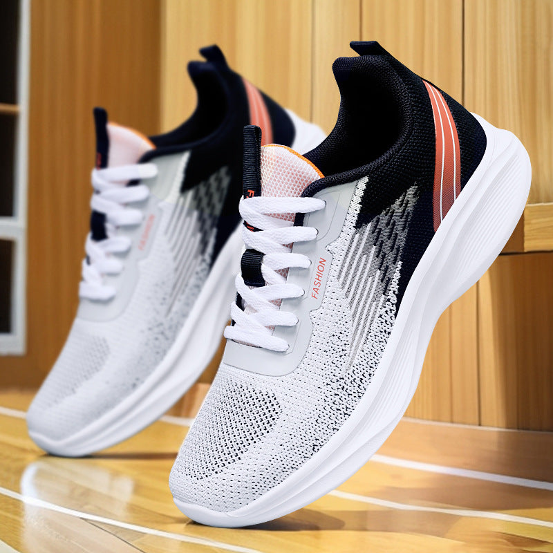 Damen Sportliche Fitness-Sneaker mit atmungsaktivem Obermaterial und dämpfender Sohle R&B
