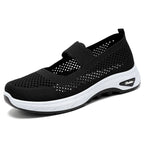 Damen Atmungsaktive Komfort-Sneaker mit praktischem Klettverschluss