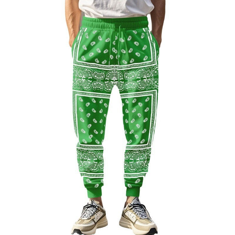 Herren unkomplizierte Jogginghose im Bandana-Stil
