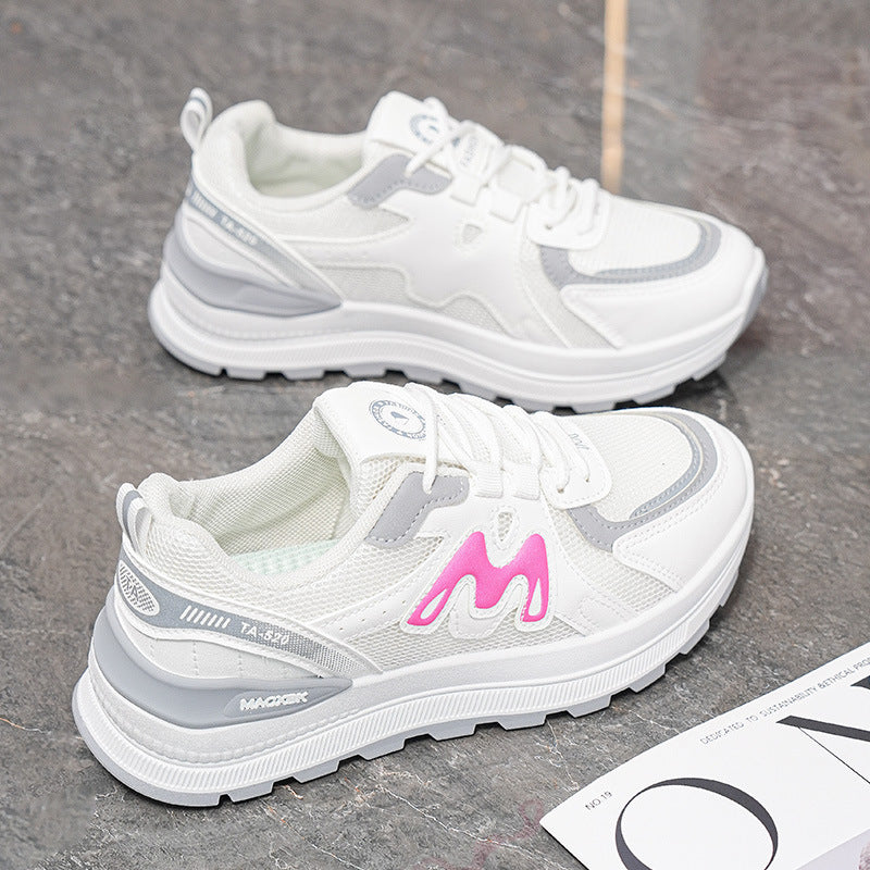 Damen Lauf- und Freizeitschuhe mit atmungsaktiver Mesh-Oberfläche und dämpfender Sohle R&B