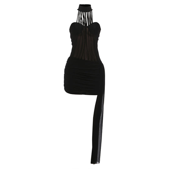 Damen Glamouröses Minikleid mit raffinierten Cut-Out-Details R&B