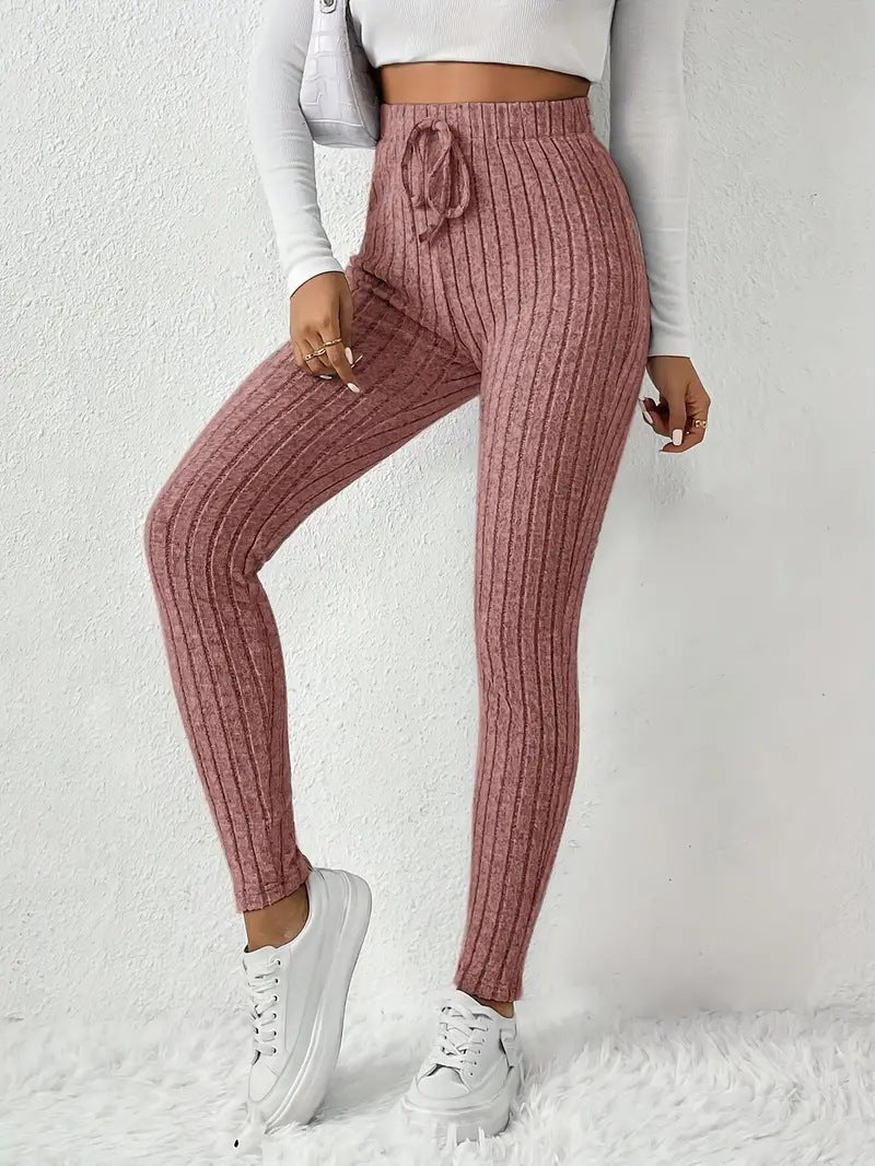 Damen Gefütterte Sweatpants mit Rippstruktur R&B