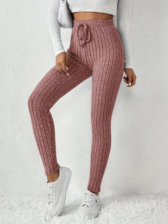 Damen Gefütterte Sweatpants mit Rippstruktur R&B