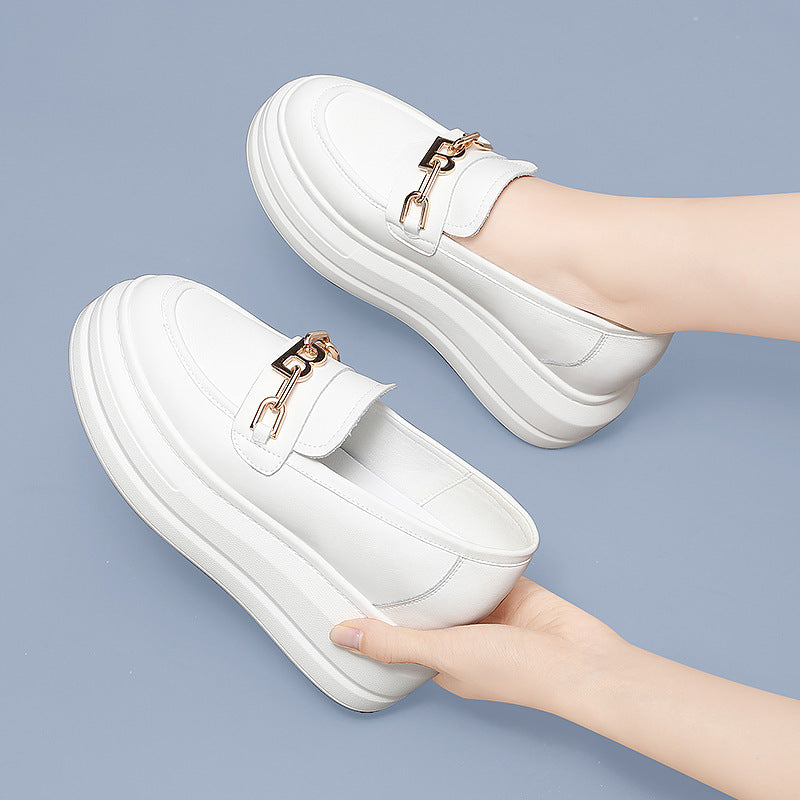 Damen modische Plateau-Schuhe mit eleganter Schnalle R&B