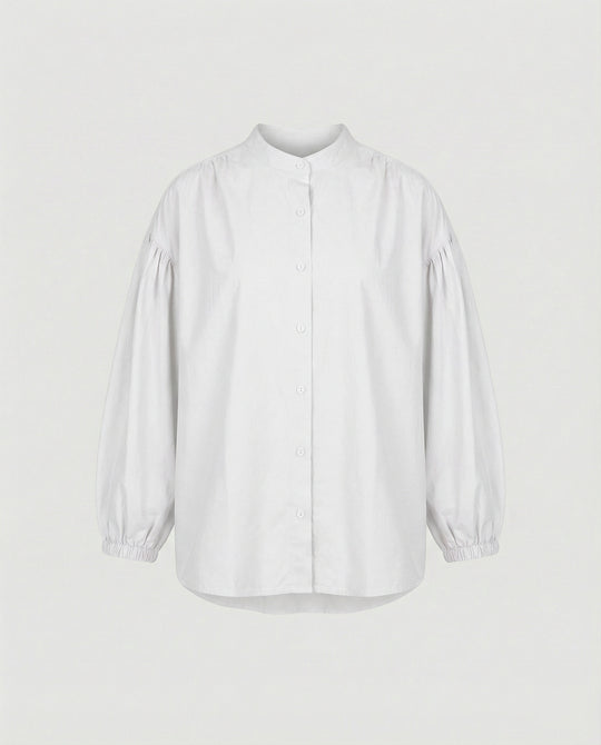 Damen Bluse mit voluminösen Ärmeln und Trend-Design