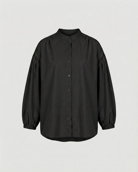 Damen Bluse mit voluminösen Ärmeln und Trend-Design