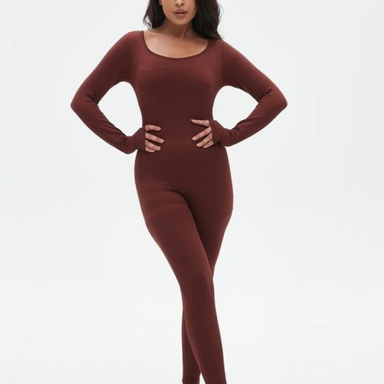 Damen Figurumspielender Jumpsuit R&B