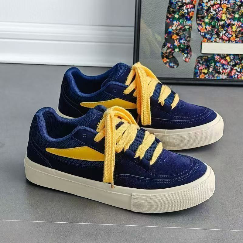 Damen Sportliche Sneaker mit modischem Veloursleder und bequemer Gummisohle R&B