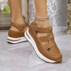 Damen Sportliche Sandalensneaker mit atmungsaktiver Oberflächenstruktur und flexiblem Komfortfutter R&B