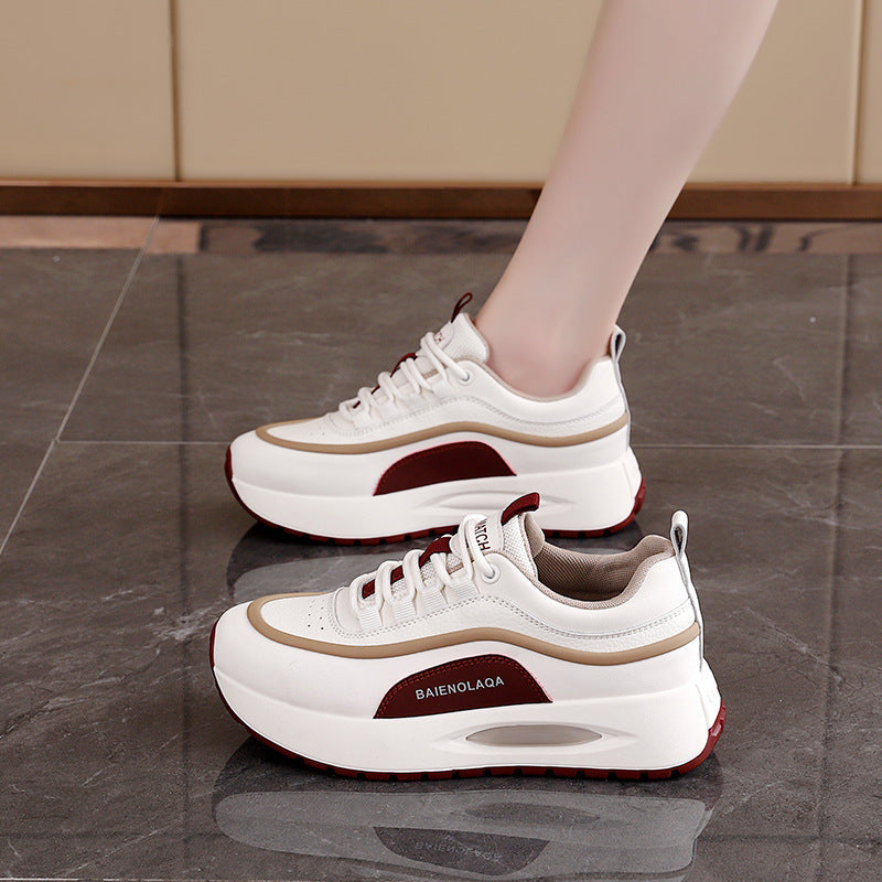 Damen Sportliche Sneakers mit dämpfender Plattform und atmungsaktivem Obermaterial R&B