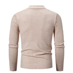 Herren Feinstrickpullover mit hohem Kragen und elastischen Bündchen R&B