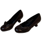 Damen elegante Ballerinas mit zierlichem Rüschendetail R&B