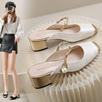 Damen Elegante Slingback-Pumps mit geschwungenem Design und luxuriösen Akzenten R&B
