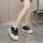 Damen High-Top Winter Sneakers mit flauschigem Innenfutter und rutschfester Sohle R&B