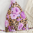 Damen Triangel-Bikini-Set mit raffiniertem Häkeloberteil R&B