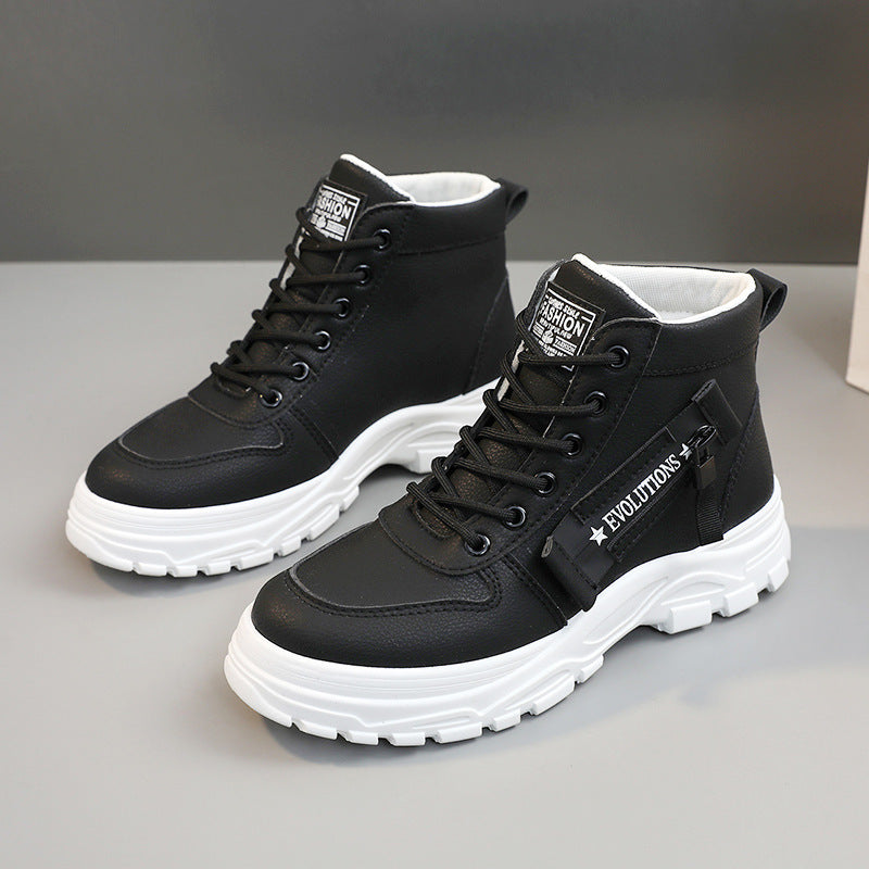 Damen modische High-Top Sneakers mit strapazierfähigem Obermaterial und optimaler Dämpfung R&B