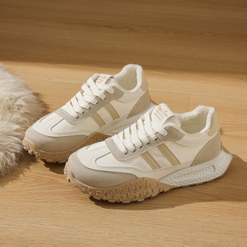 Damen Sportliche Sneakers mit futuristischem Design und kuscheligem Innenfutter R&B