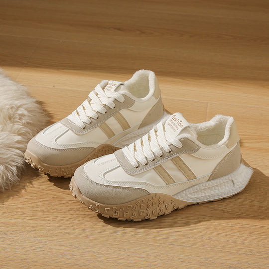 Damen Sportliche Sneakers mit futuristischem Design und kuscheligem Innenfutter R&B