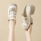 Damen Modische Clogs mit innovativem Dämpfungssystem und verstellbarem Riemen R&B