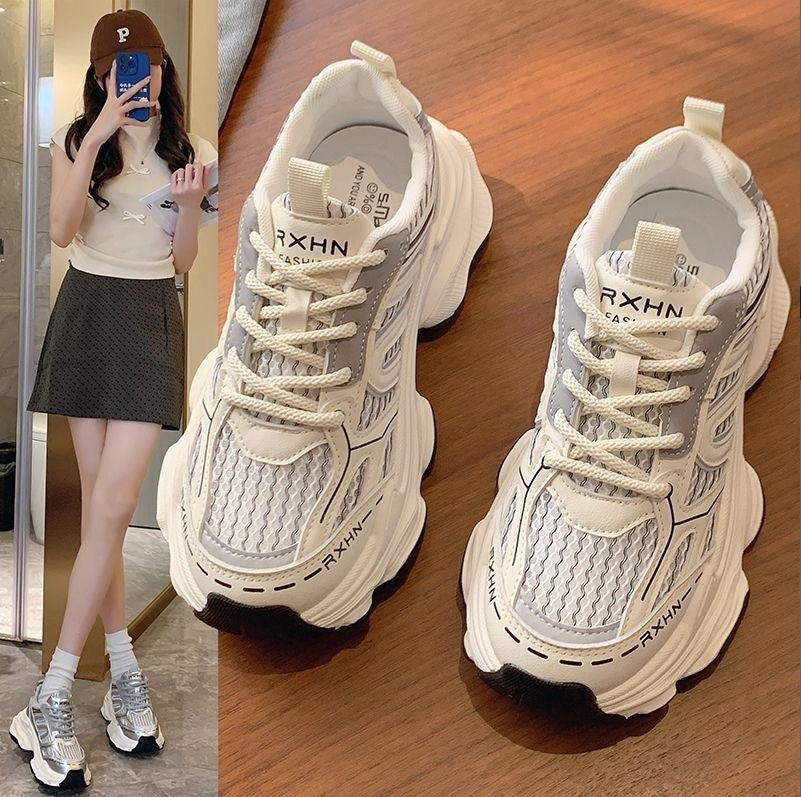 Damen Sportliche LaufSneaker mit atmungsaktivem Mesh-Obermaterial und dämpfender Sohle R&B