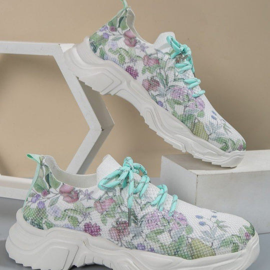 Damen Sportliche Sneakers mit atmungsaktivem Obermaterial R&B