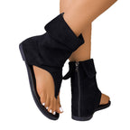 Damen Modische Zehentrenner mit eleganter Stulpen-Detail R&B