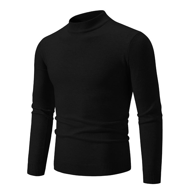 Herren Rollkragenpullover aus weichem Strickmaterial R&B