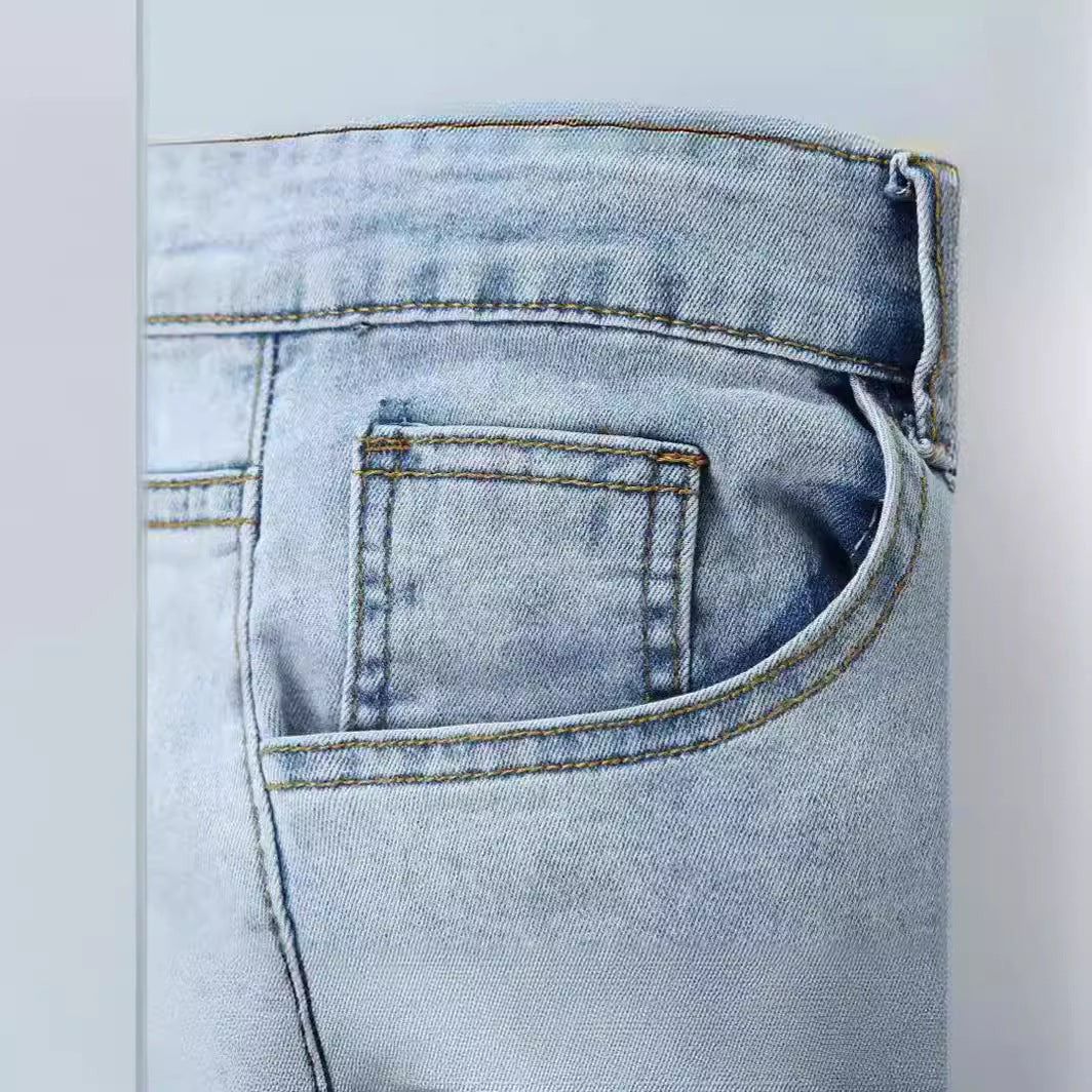 Herren Destroyed Jeans mit modernen Distressed-Effekten R&B