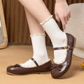 Damen Ballerina-Schuhe mit eleganter Riemchen-Detail und bequemer Sohle R&B