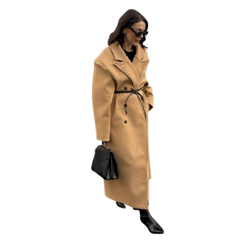 Damen eleganter Oversized-Trenchcoat R&B
