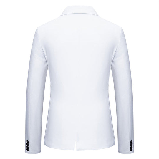 Herren Eleganter Blazer mit kontrastierenden Details R&B