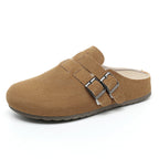 Damen komfortable Clogs mit doppeltem Schnallen-Design R&B
