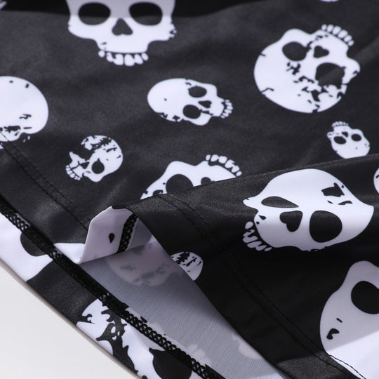 Damen Tankini mit verspieltem Totenkopf-Muster R&B