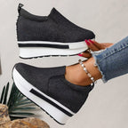 Damen Komfortable Slip-On Sneakers mit ergonomischem Fußbett und modischem Design R&B
