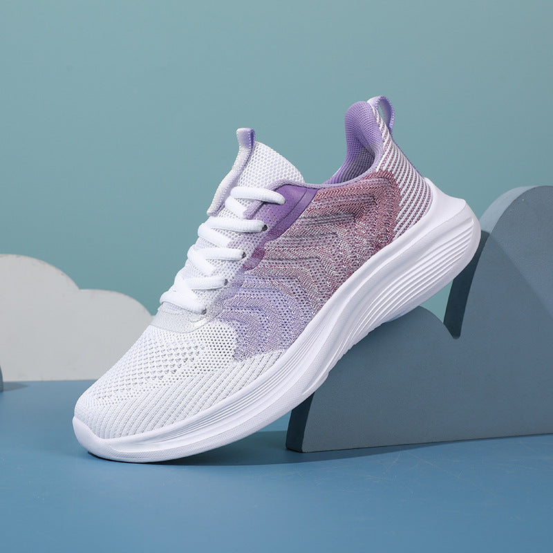 Damen sportive Laufschuhe mit atmungsaktivem Obermaterial und dämpfender Sohle R&B