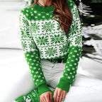 Damen Winterpullover mit folkloristischem Muster R&B
