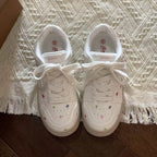 Damen Sneakers mit bunten Stern-Applikationen und bequemer Sohle R&B