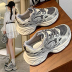 Damen Sportliche Sneakers mit ergonomischer Dämpfung und atmungsaktiven Mesh-Einsätzen R&B