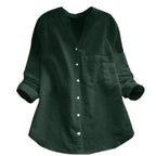 Damen Bluse mit eleganter Knopfleiste und moderner Passform R&B